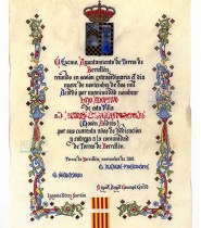 DIPLOMA - HIJO ADOPTIVO - Ayuntamiento de Torres de Berrelln