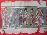 RESURRECCIN - Magdalena, discpulos y Sto. Toms.  Mudjar de la Catedral de Teruel (Aragn/Espaa)