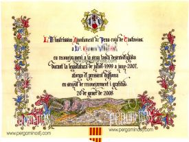 DIPLOMA MUNICIPAL - Peñarroya de Tastavins