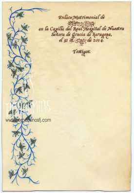 Firma de testigos de boda