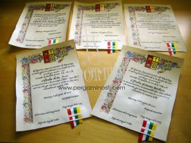 DIPLOMAS DEL AYUNTAMIENTO DE EZCARAY