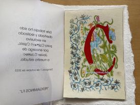 LETRA DECORADA, obsequio.